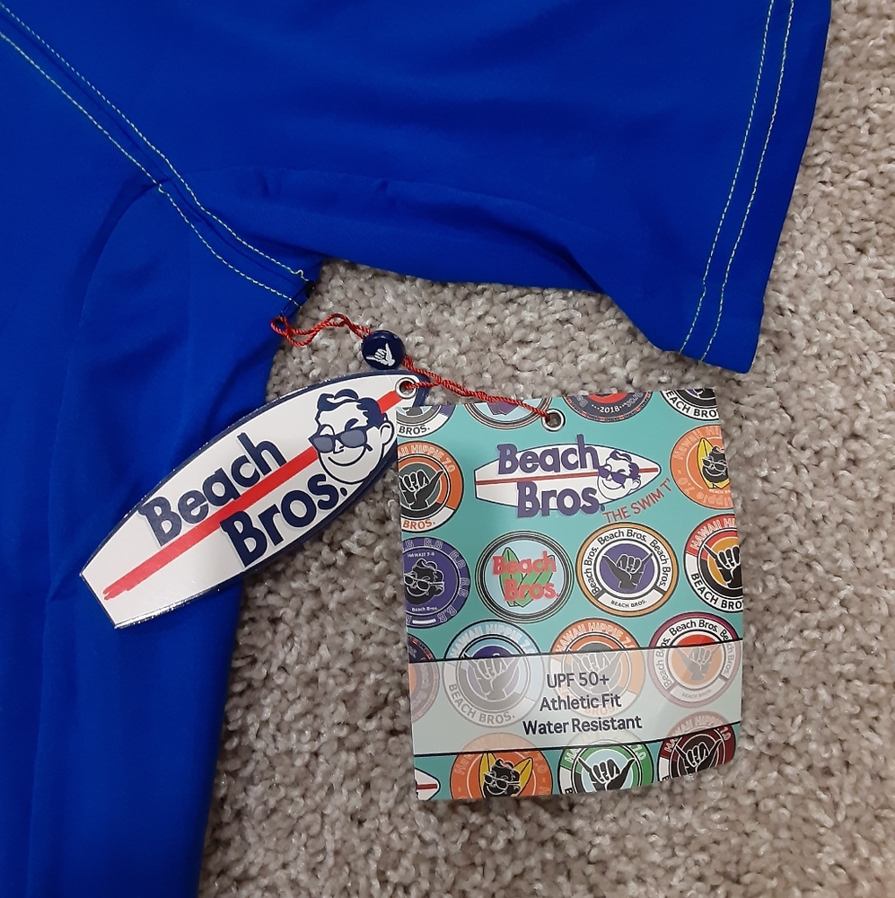 Beach Bros. Athletic Fit Swim T-shirt with UPF - Picture 4 of 9